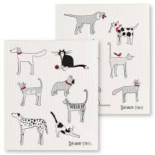 Dog and Cat Swedish Cloths, Set of 2