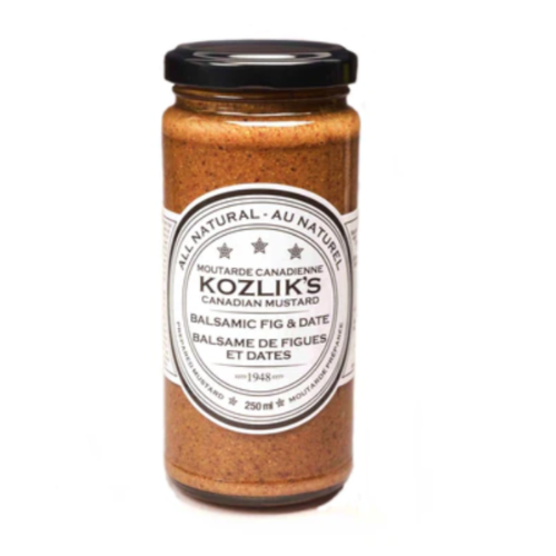 Kozlik's Balsamic Fig & Date Mustard, 250ml