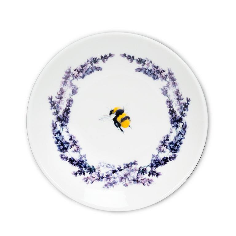 Lavender & Bee Small Plate, 5"