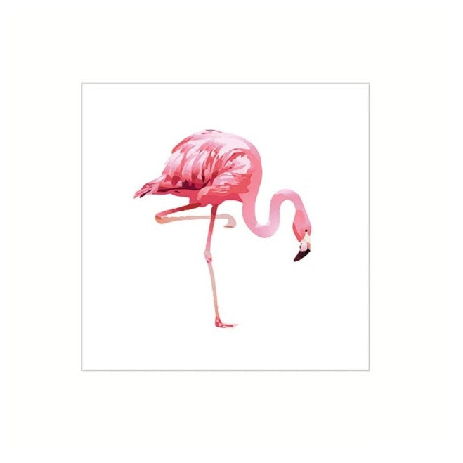Watercolour Flamingo Sm. Napkins,  20pk