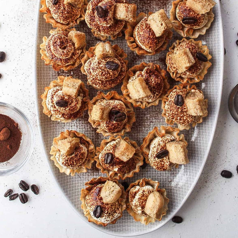 VIP Night Gingerbread Spiced Tiramisu Tartlets