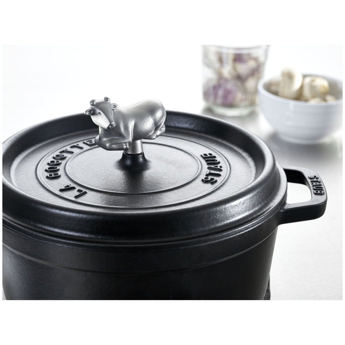 STAUB Stainless Steel Cow Knob-1