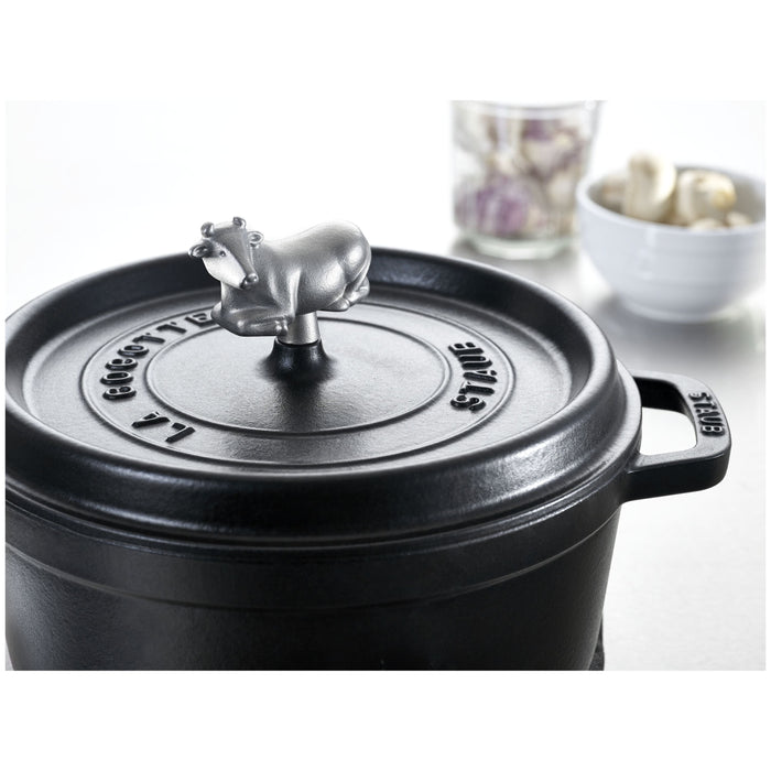 STAUB Stainless Steel Cow Knob-1