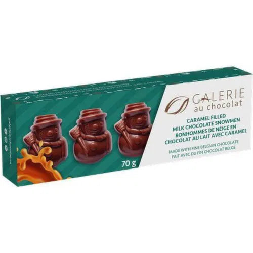 Milk Chocolate Caramel Snowmen, 70g