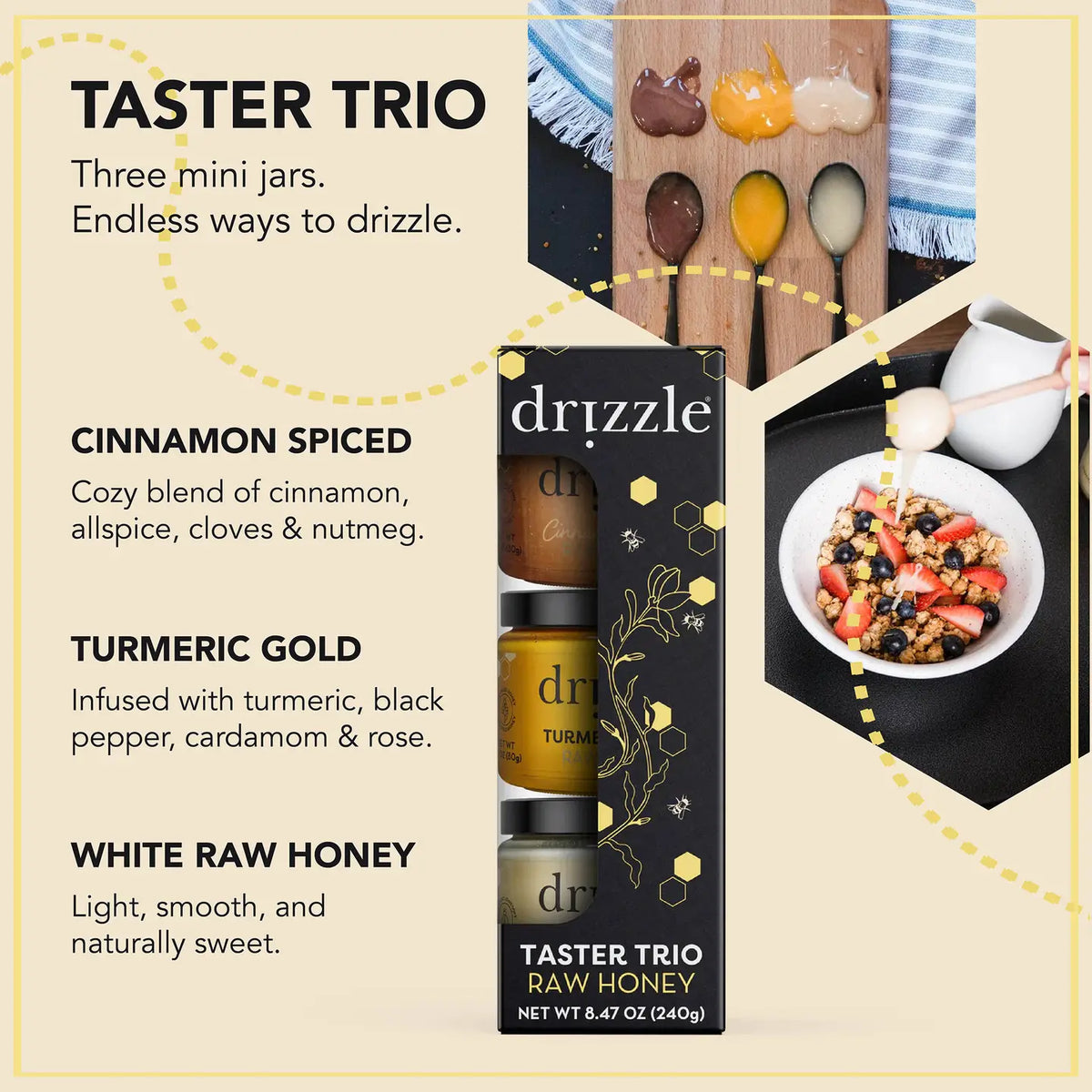 Drizzle Taster Trio