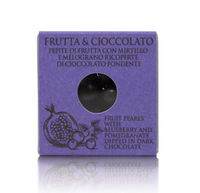 Pomegranate and Blueberry Dipped in 66% Dark Chocolate, 60g Gift Box