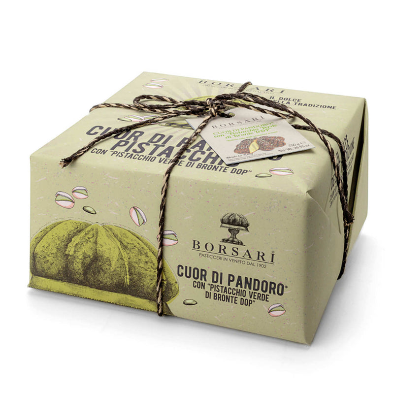 Pandoro Heart With Bronte Pistachio Cream-Gift Wrapped, 750gm