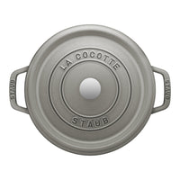 STAUB La Cocotte 3.7 L Cast Iron Round Cocotte, Graphite-Grey