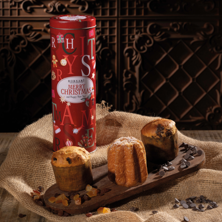 3 Mini Panettone in Red Tin, 280gm