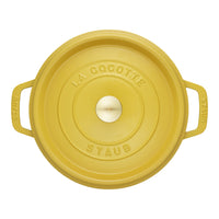 Staub La Cocotte 3.7 L Cast Iron Round Cocotte, Citron-2