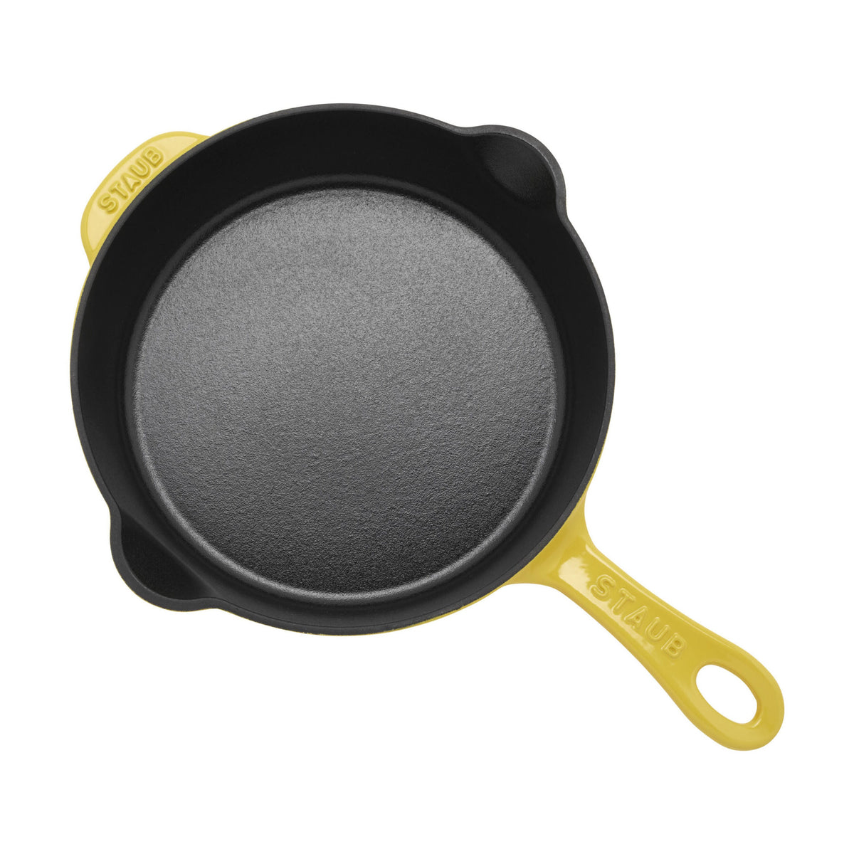 STAUB Pans 22 cm / 8.5 inch Cast Iron Traditional Deep Frypan, Citron-1