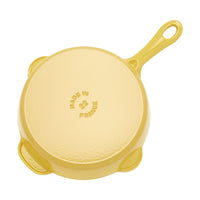 STAUB Pans 22 cm / 8.5 inch Cast Iron Traditional Deep Frypan, Citron-2