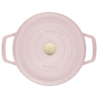 STAUB La Cocotte 2.5 L Cast Iron Round Cocotte, Sorbet Rose