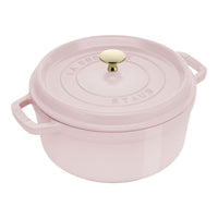 STAUB La Cocotte 3.7 L Cast Iron Round Cocotte, Sorbet Rose-0