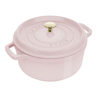 STAUB La Cocotte 3.7 L Cast Iron Round Cocotte, Sorbet Rose