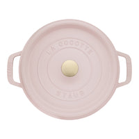 STAUB La Cocotte 3.7 L Cast Iron Round Cocotte, Sorbet Rose-2
