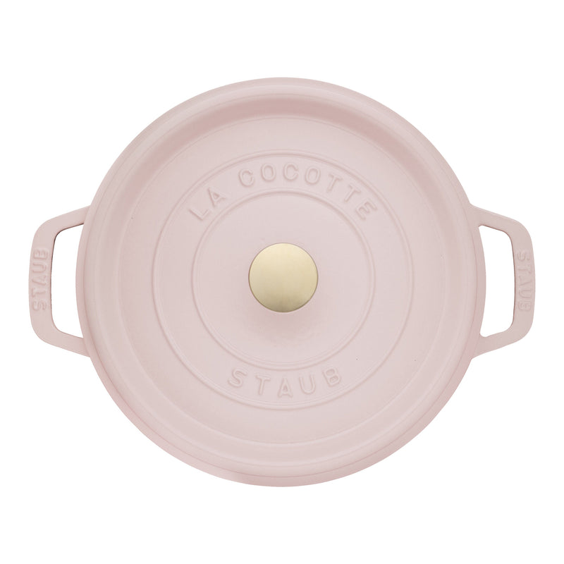 STAUB La Cocotte 3.7 L Cast Iron Round Cocotte, Sorbet Rose-2