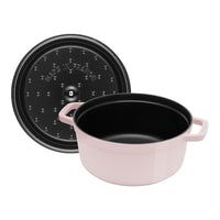 STAUB La Cocotte 3.7 L Cast Iron Round Cocotte, Sorbet Rose-3