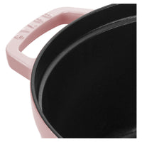 STAUB La Cocotte 6.75 L Cast Iron Round Cocotte, Sorbet Rose-3