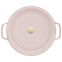 STAUB La Cocotte 6.75 L Cast Iron Round Cocotte, Sorbet Rose