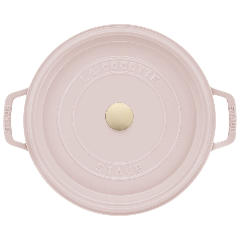 STAUB La Cocotte 5.25 L Cast Iron Round Cocotte, Sorbet Rose-2