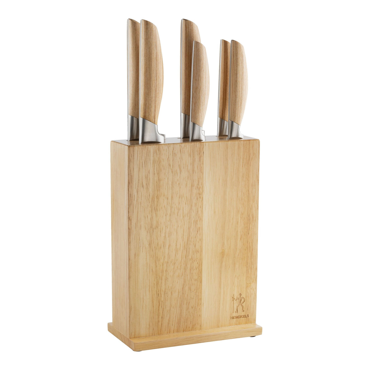 HENCKELS Pakka 7 Piece, Knife Block Set, Nature-0