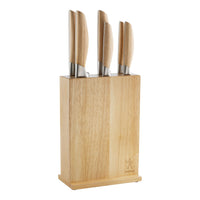 HENCKELS Pakka 7 Piece, Knife Block Set, Nature-0