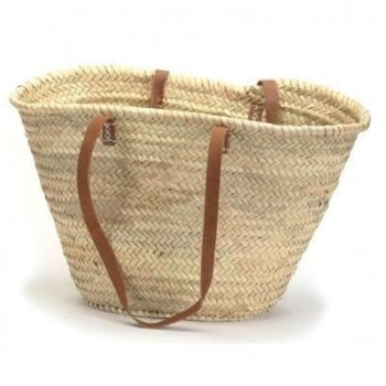 Market Baskets, Bag with Leather Handles