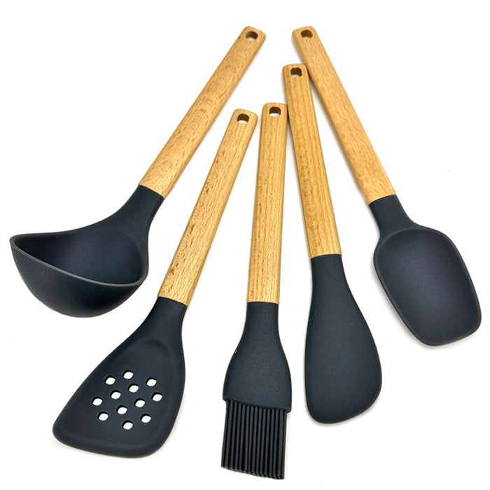 5 pcs Mini Silicone Utensil Set