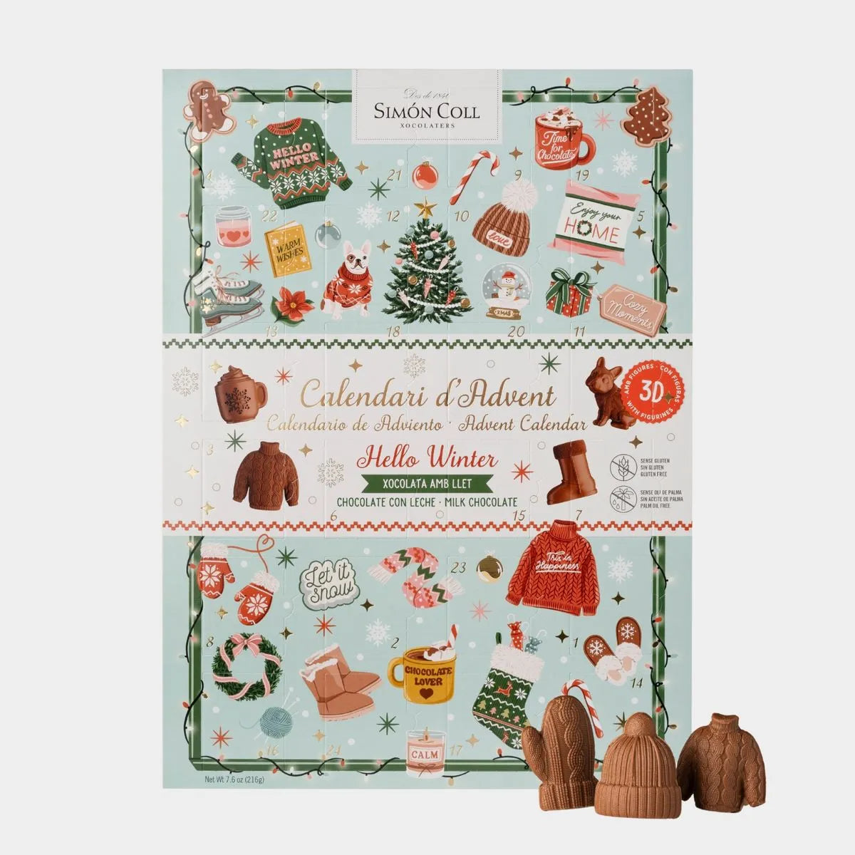 Hello Winter Milk Chocolate Advent Calender