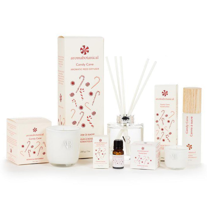 Candy Cane Small Candle 2"D