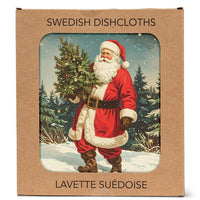 Vintage Santa Dishcloth