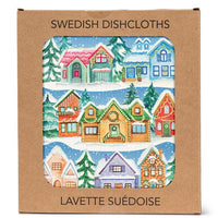 Winter Houses Dishcloth