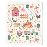 Farmyard Dishcloth
