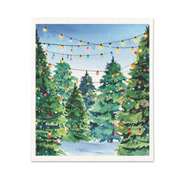 Christmas Tree Lot Dishcloth