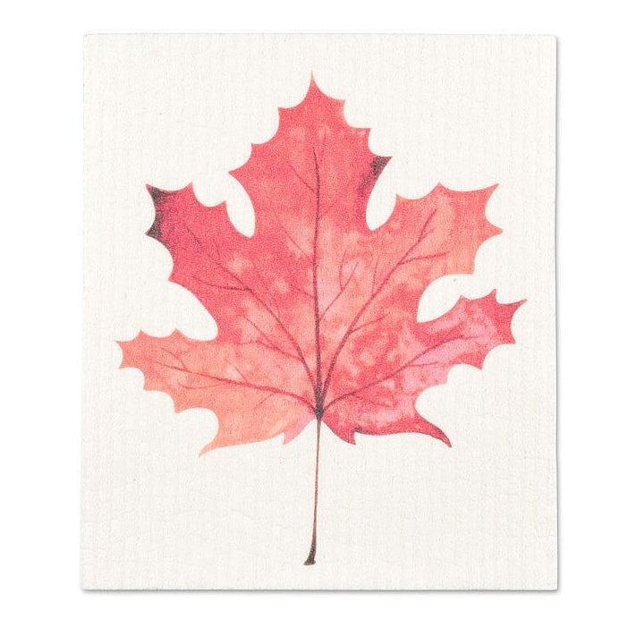 Single Maple Leaf Dishcloth