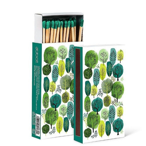 Allover Green Trees Matches, 45 sticks