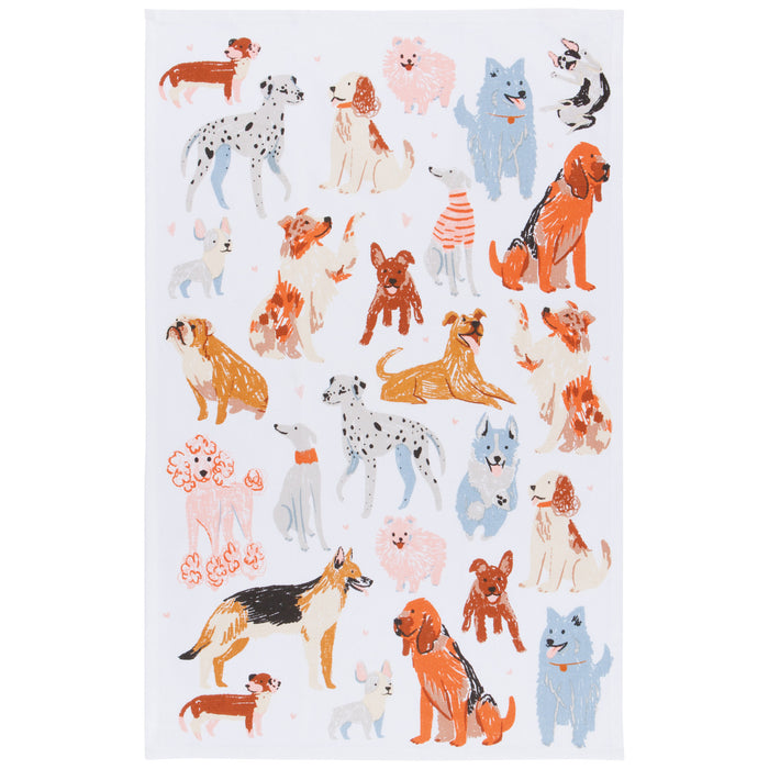 Puppos Puppies Cotton Dish Towel