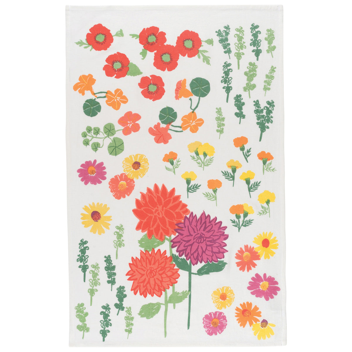 Spring Flower Dishtowels, Set of 3