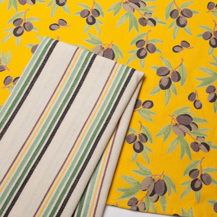 Olives Coordinated Dishtowels, Set of 2
