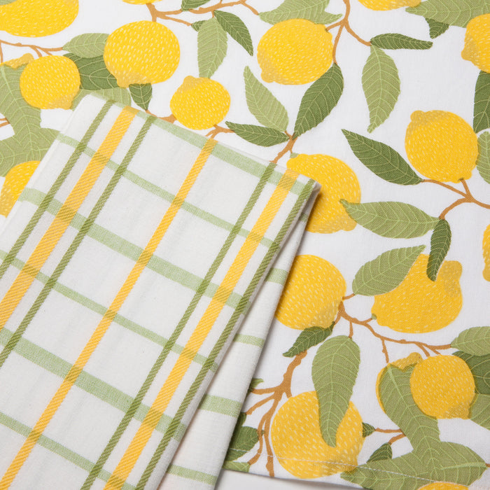 Lemons Dishtowels, Set of 2