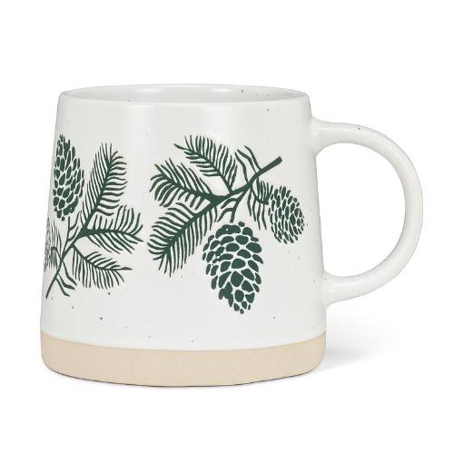 Pinecone Wide Base Mug