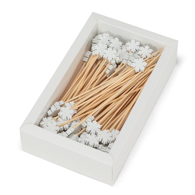 Snowflake Picks, 100pcs