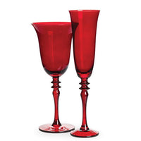 Flared Goblet with Ornate Stem