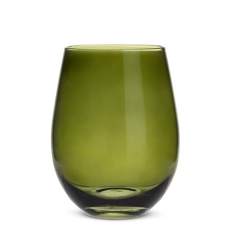 Stemless Wine Glass - Green