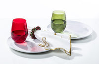 Stemless Wine Glass - Red