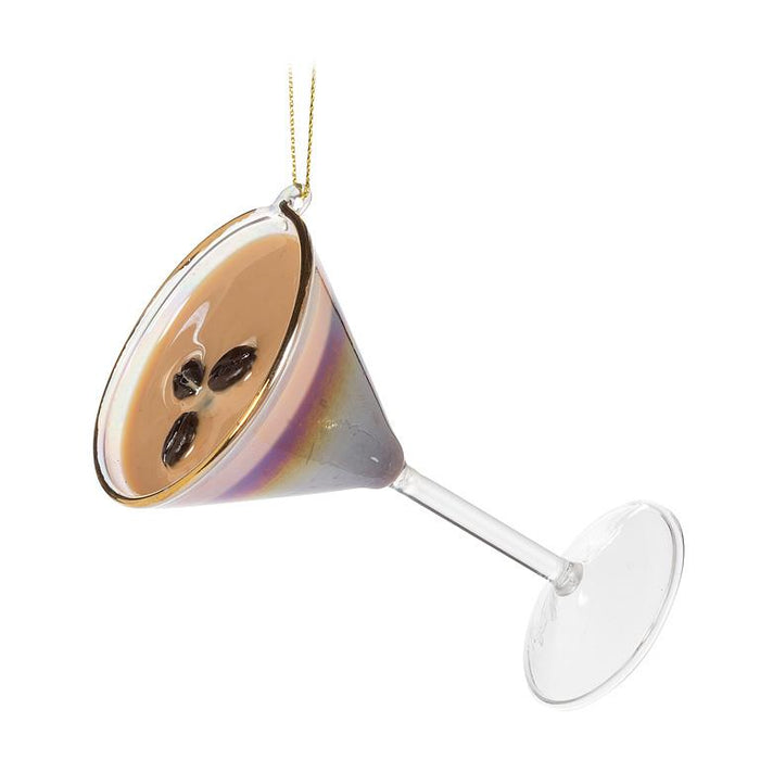 Espresso Martini Glass Ornament