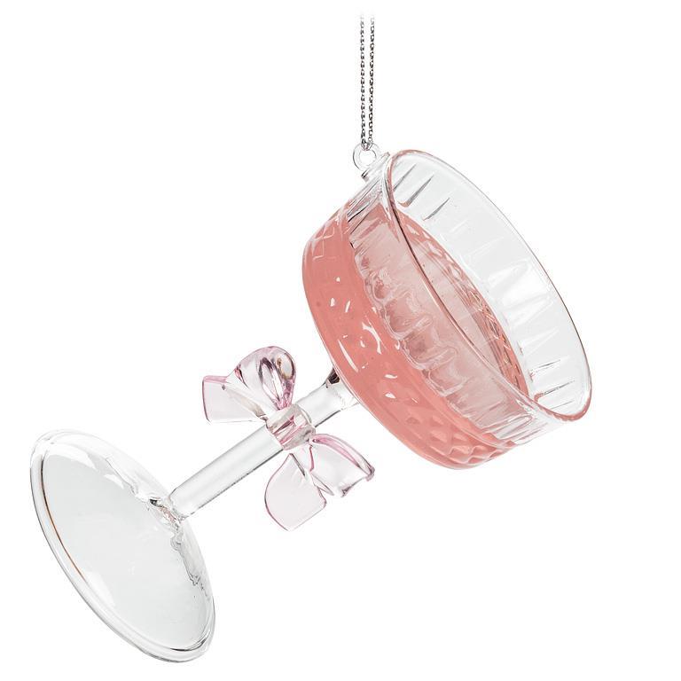 Cocktail with Bow Ornament