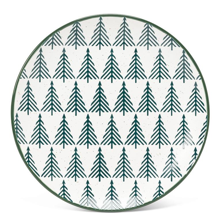 Evergreen Trees Plate