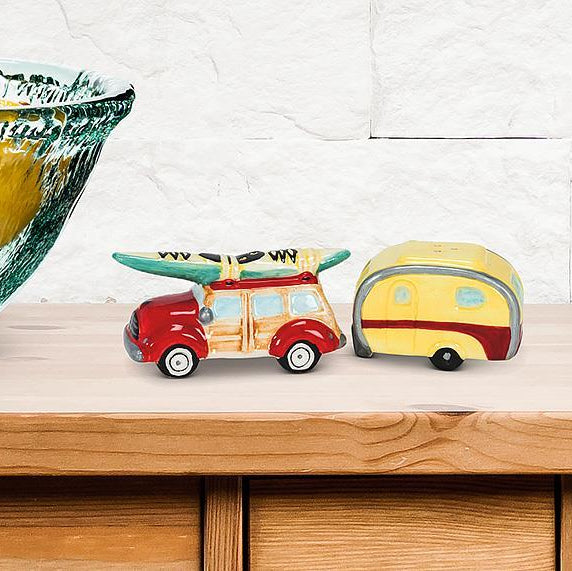 Woody Camper Salt & Pepper Set